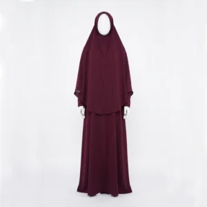 tsabitah abaya Maroon